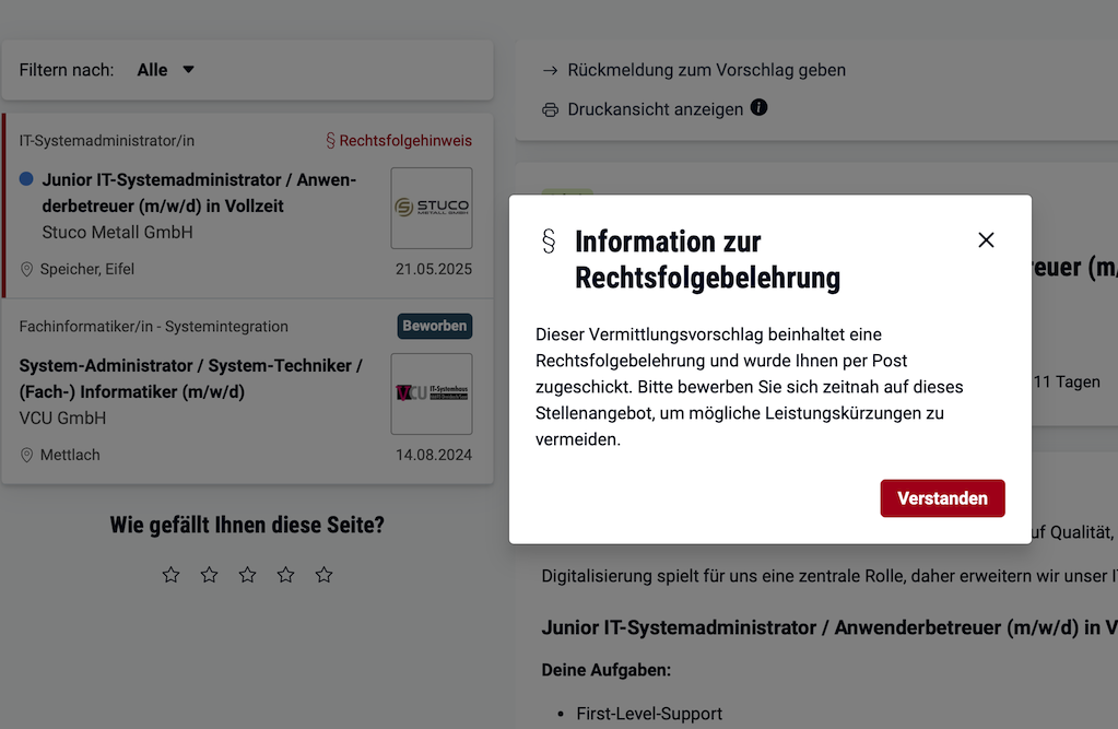 Habe einen Anruf verpasst und es wird sich herausstellen das es die Firma war die das Job Angebot hat welches per Post zu mir unterwegs ist